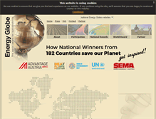 Tablet Screenshot of energyglobe.info