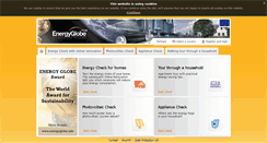 Desktop Screenshot of energyglobe.com